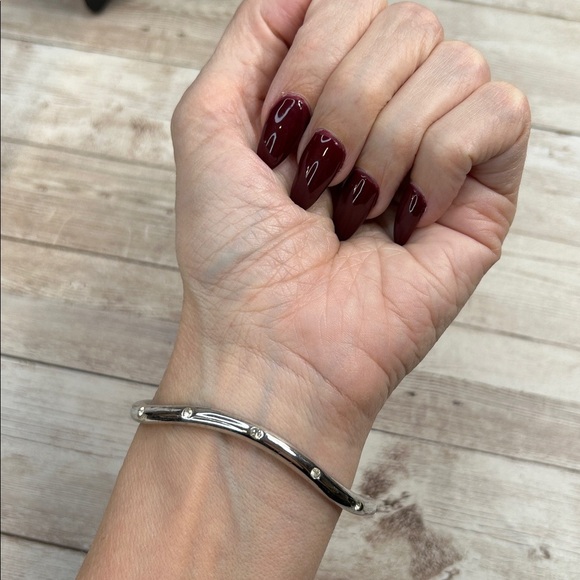 Monet Bangle Bracelet with Gem Accents - Picture 6 of 8